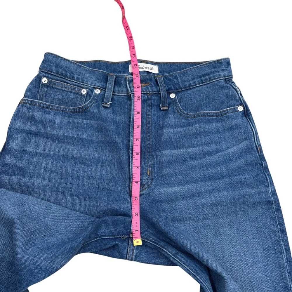 Madewell Straight Leg Jeans in Medium Blue - Picture 13 of 14